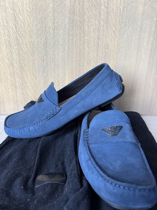 Emporio Armani! Мокасини! Чисто нови!
