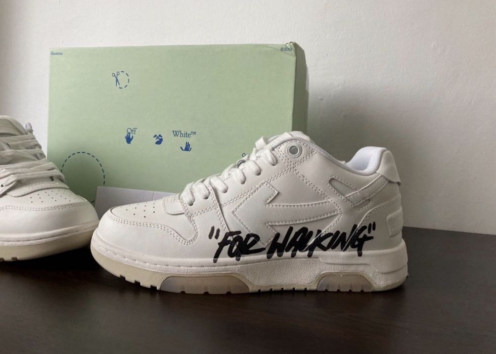 Off white out of office for walking