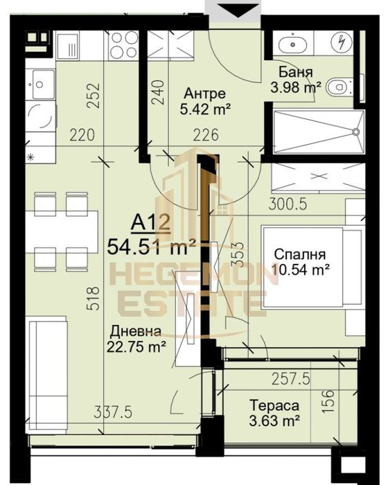 Продава се Двустаен апартамент в Варна, Бриз - 66 кв.м за 2122 €/кв.м - Снимка #3