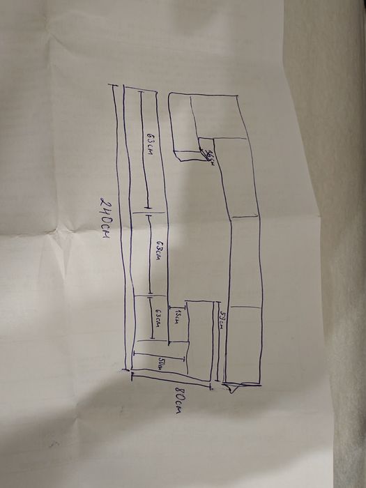 Холна секция МДФ