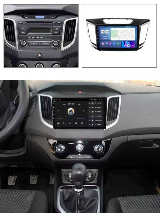 Navigatie Android 14 Hyundai Santa Fe IX25 2015+ 1/8 Gb CarPlay Camera