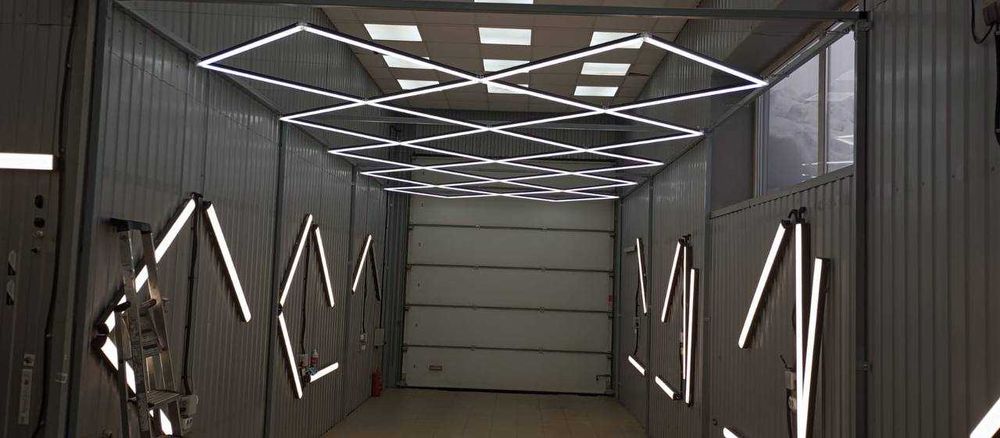 Модульное освещение (ромбы, соты, стрелки)