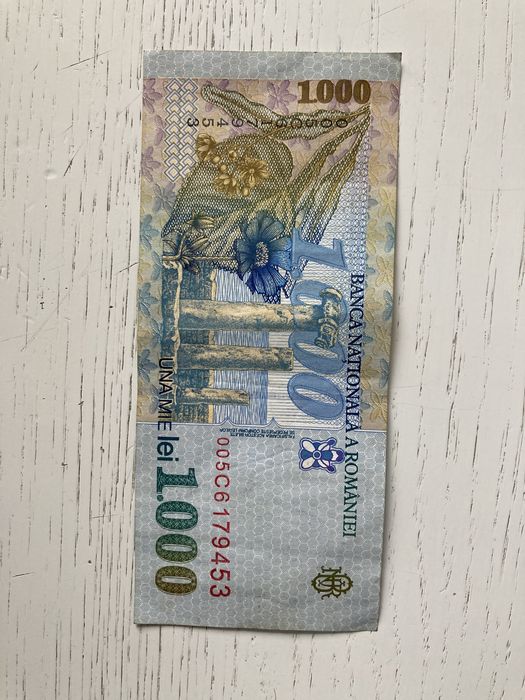 Bancnotă una mie lei
