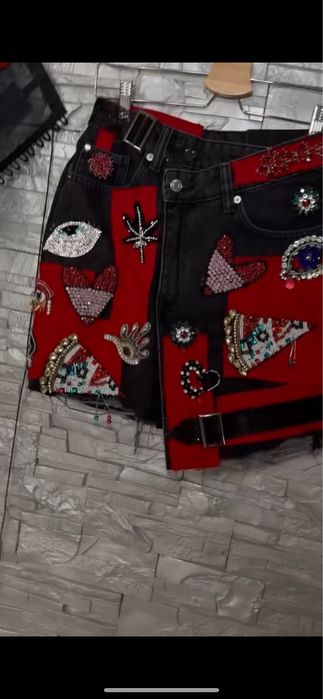 Fusta si corest de blugi facut pe comanda dana fdb clothes