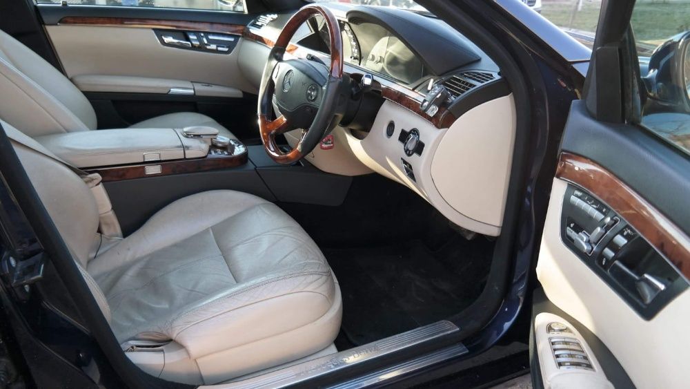 cotiera piele Mercedes S class W221 S320 S350 S500 S600 neagra bej gri