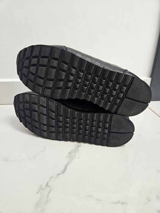 Sneakers / Pantofi sport Bigotti din piele naturală 100% – Negri