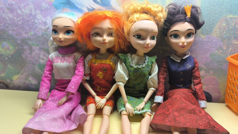 Куклы из мультика "Царевны"