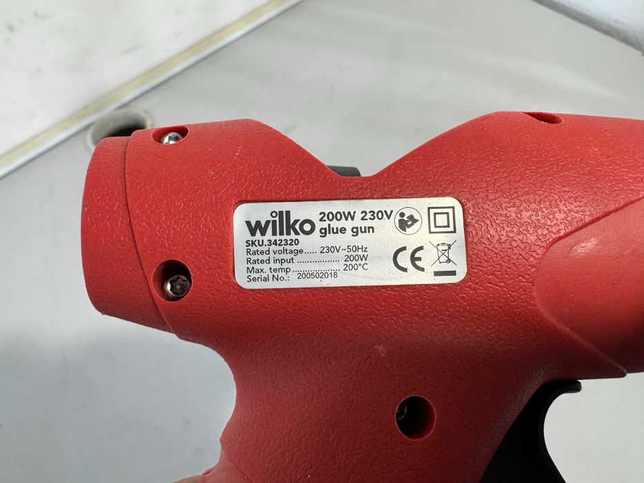 Пистолет за топъл силикон - Wilko 200 W