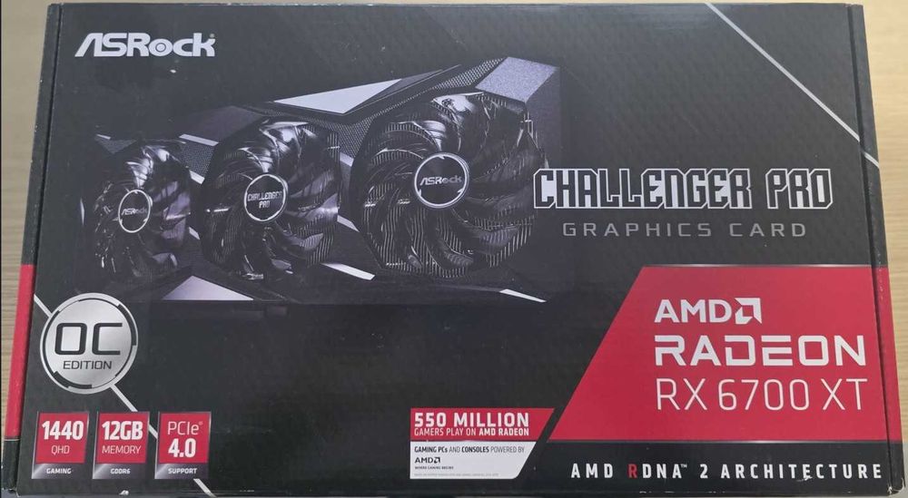 Lot 10x ASRock RX 6700 XT Challenger Pro 12GB OC – cutii complete