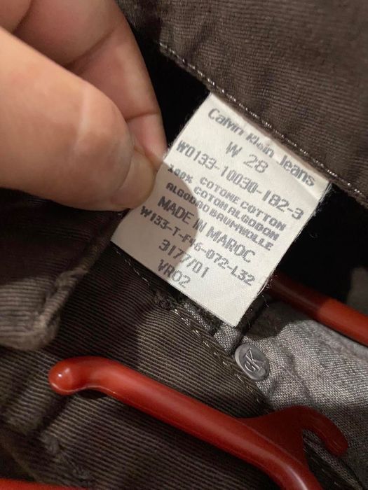 Ново! Calvin Klein дамски деним в кафяв цвят