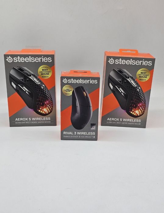 Tastatura Gaming STEELSERIES Apex 3 TKL  Whisper-Quiet Switch, Mouse SteelSeries Aerox 5