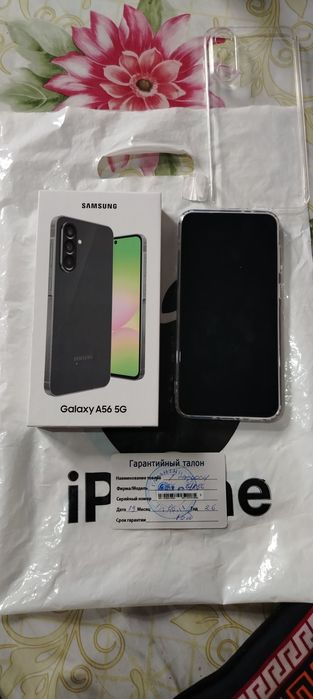 Samsung A 56 5G  karobkadan uzm ochganman sroshna sotilyapti