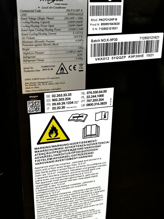 Sistem de incalzire portabil Whirlpool