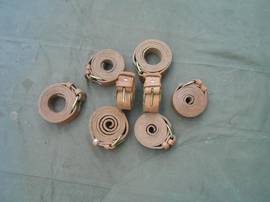 Колани войнишки от естествена кожа (колан , военен , армейски )