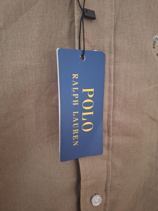Polo Ralph Lauren Ленена риза с дълъг ръкав