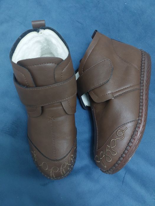 Ботинки кожанные