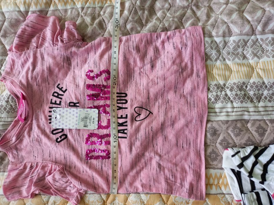 Бебешка блуза с къс ръкав