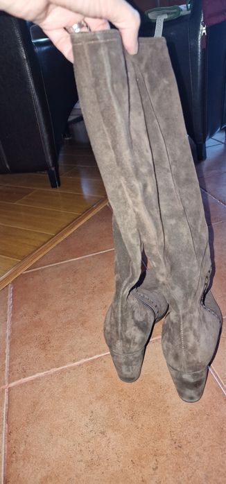 Cizme piele întoarsă Navyboot