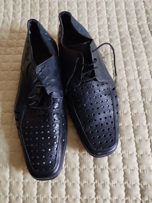 Мужские туфли  кожаные