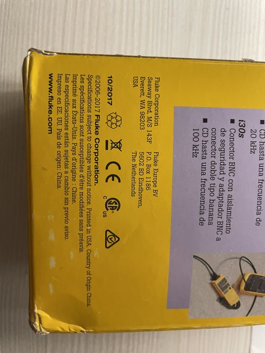 Флюк fluke i30 ac/dc current clamp