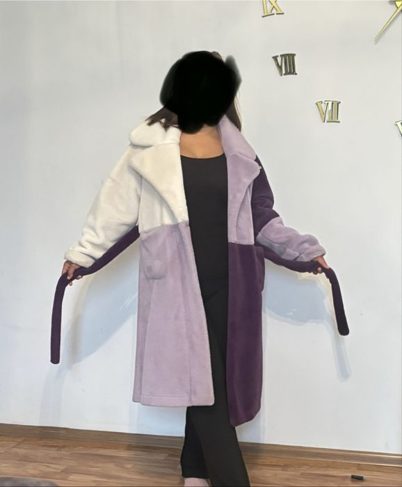 двусторонняя шубка  эко