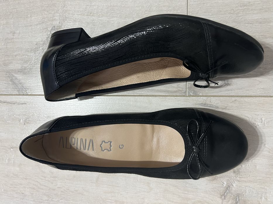 Balerini de piele naturala Alpina