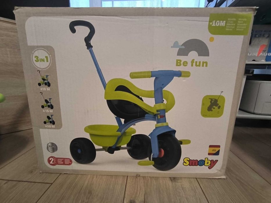 Smoby Be fun 3 in 1- Детско колело-триколка с родителски контрол
