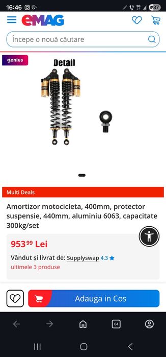 Suspensii , telescoape ATV față