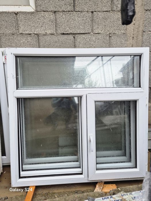 Окна двери  Б/У пластик