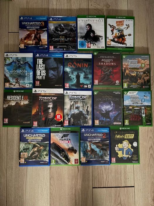 Lot jocuri xbox one/series x, ps4/ps5