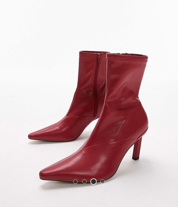 Topshop червени боти