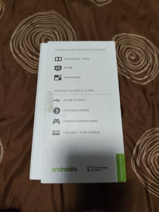 Медиен плейър nVIDIA Shield TV Pro, Android TV, 16GB, 3GB RAM, 4K, HDR