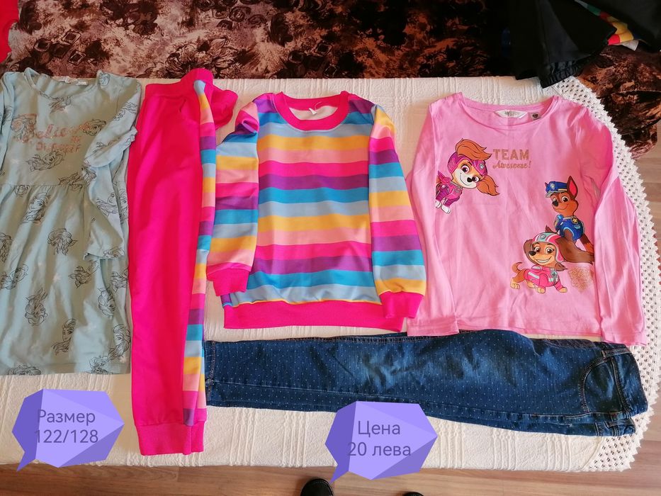 Детски дрешки за момиче размер, 86/128 без забележки,