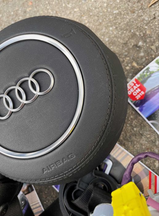 Audi A6 A7 A8 kit airbag volan s line - set centuri de siguranta