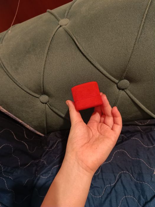 Футляр велюровый для кольца