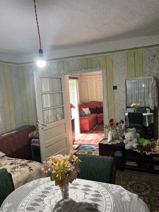 Vând casă 3 camere,hol,baie,bucătarie vară,cămară,pivniță
