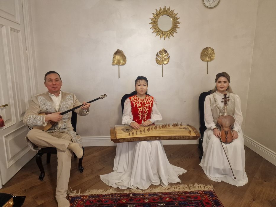 Народный музыкальный ансамбль. Домбрист