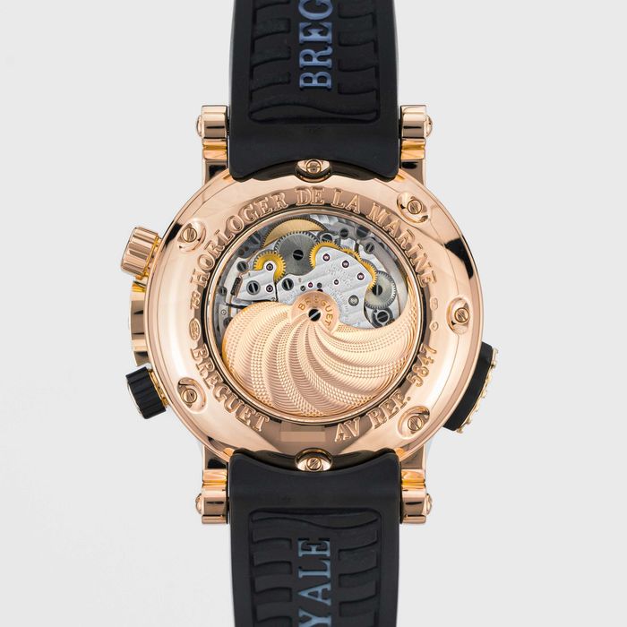 Breguet Marina Royal Alarm 18k Rose Gold 45mm 5847BR/Z2/5ZV