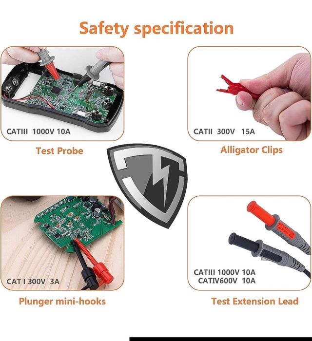 Multimetru digital Kaiweets KM602  6000 numărători True-RMS   AC/DC