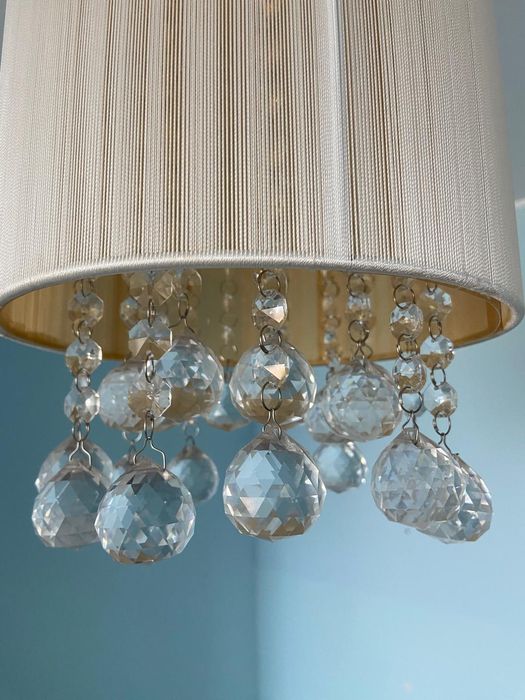 2 Lămpi/ Candelabre cu cristale