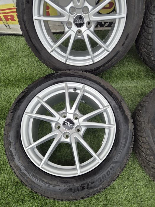 Jante R 17 5x112 Audi cu 215 55 17 Goodyear 2024