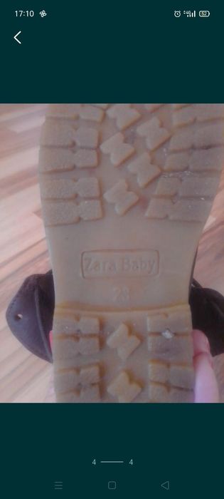 Ботинки Зара в отличном состоянии