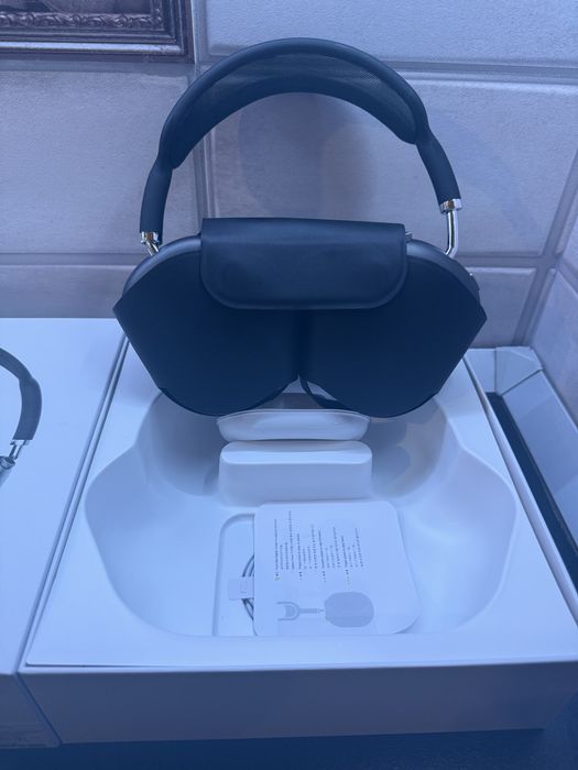 Casti Bluetooth tip AirPods Max UA Negre – ANC, Spatial Audio