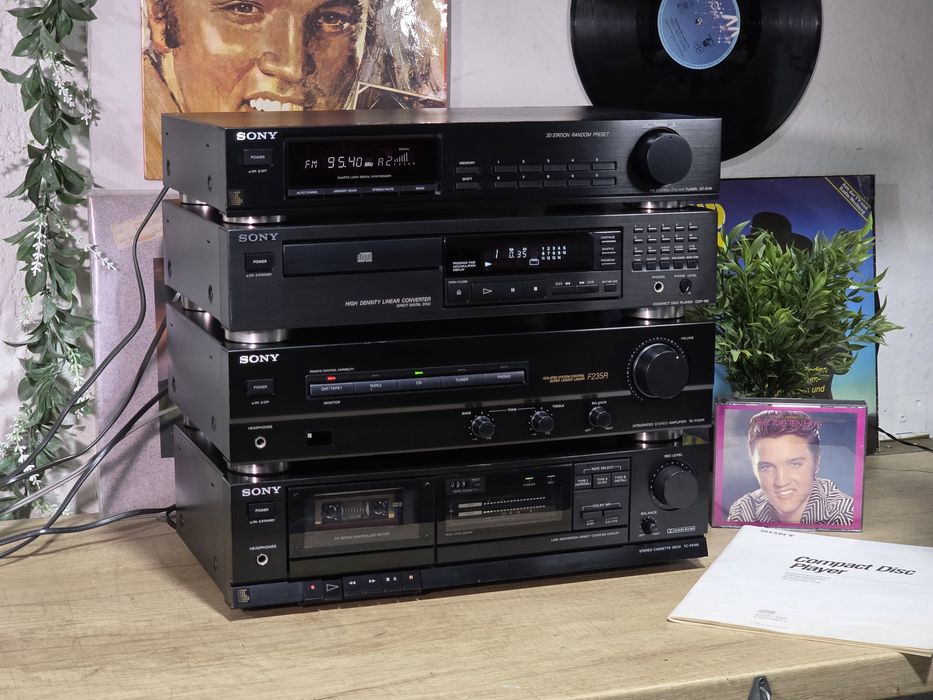 Linie audio SONY ,amplificator, deck,cd-player, tuner,hifi