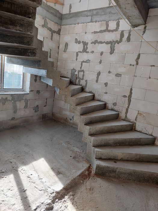 Монолитные лестницы. Зина.Zina betondan.