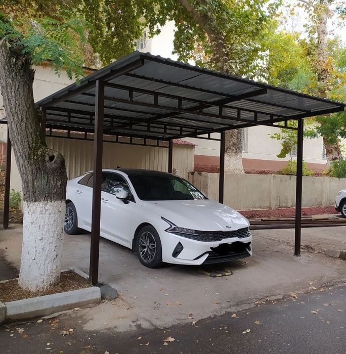 Изготовим и установим  металлические навесы для автомобилей