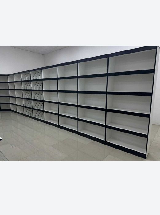 Apteka va magazinlar uchun poʻlka vitrina