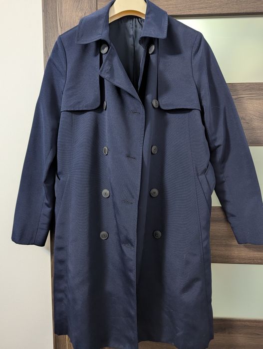 Trenci bleumarin, nou, fără eticheta