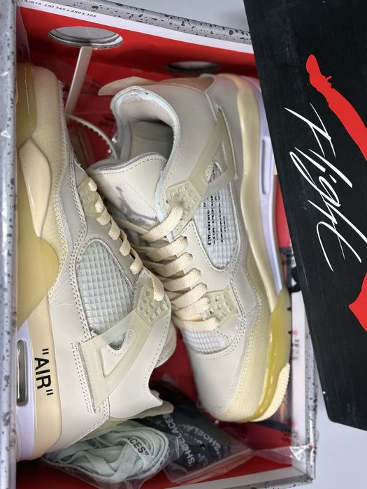 Jordan 4 Retro Off White Sneakers 40-44