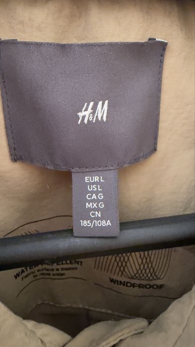 Плащ/тренч H&M бежевый